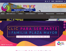 Tablet Screenshot of plazamayorcc.com.co